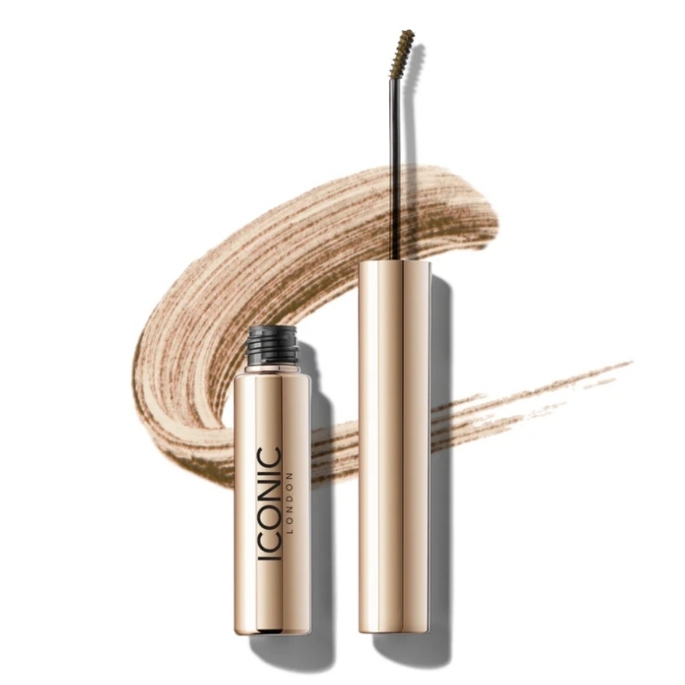 Iconic London Tint & Texture Brow Perfecting Gel: Chestnut Brown, NIB